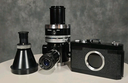 Nikon Microflex Adapter EFM with M-35S camera Original Box Vintage 35mm