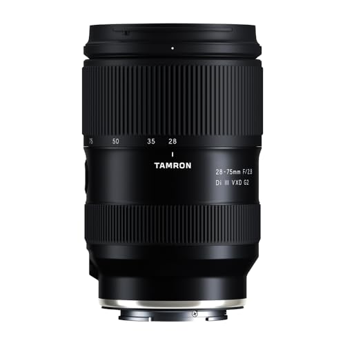 Tamron 28-75mm F2.8 DI III VXD G2 for Sony Full-Frame mirrorless Camera Lenses (Black)