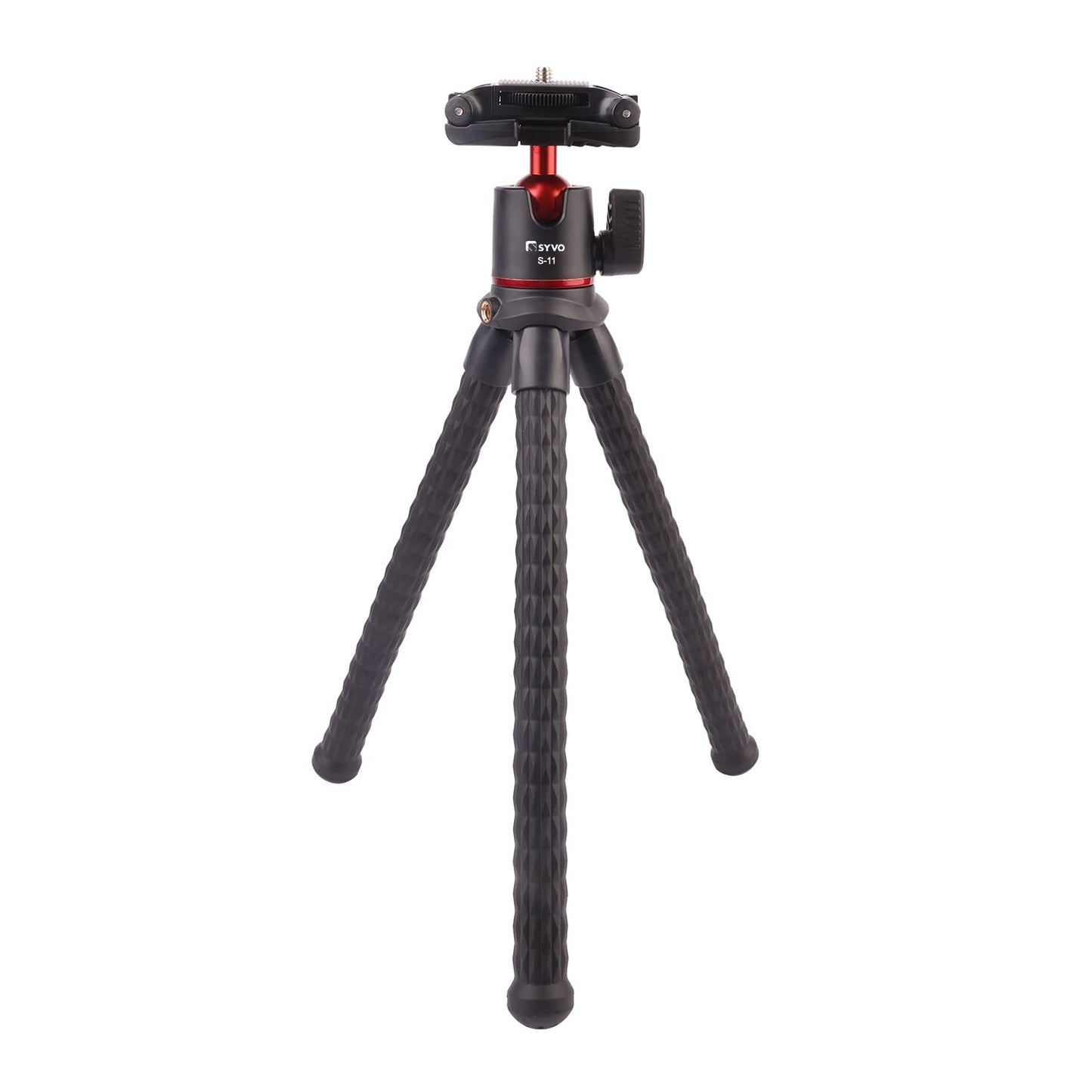 Syvo WT 3130 Aluminum Tripod (133CM), Universal Lightweight Tripod with Mobile Phone Holder Mount & Carry Bag for All Smart Phones, Gopro, Cameras