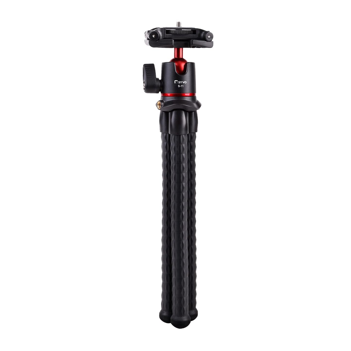 Syvo WT 3130 Aluminum Tripod (133CM), Universal Lightweight Tripod with Mobile Phone Holder Mount & Carry Bag for All Smart Phones, Gopro, Cameras