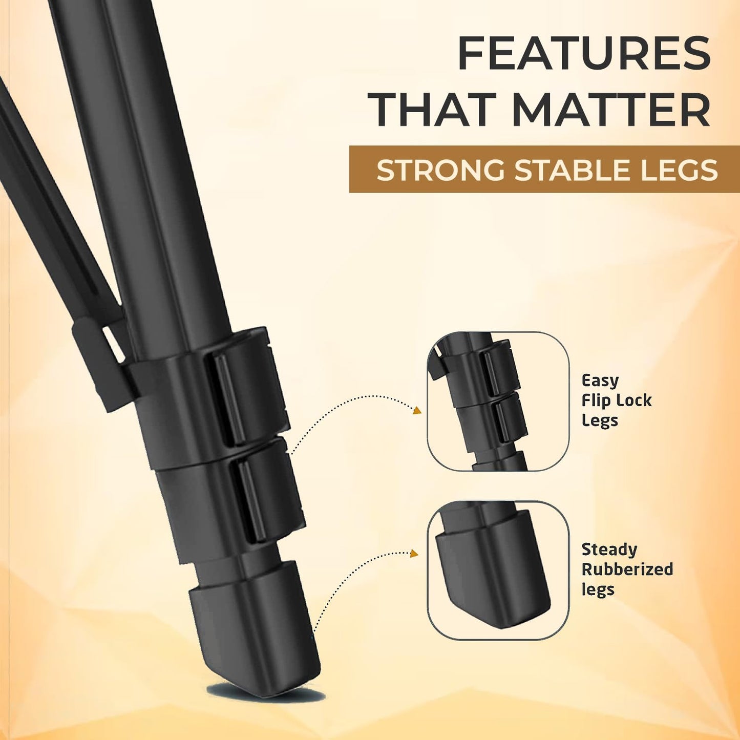 Syvo WT 3130 Aluminum Tripod (133CM), Universal Lightweight Tripod with Mobile Phone Holder Mount & Carry Bag for All Smart Phones, Gopro, Cameras