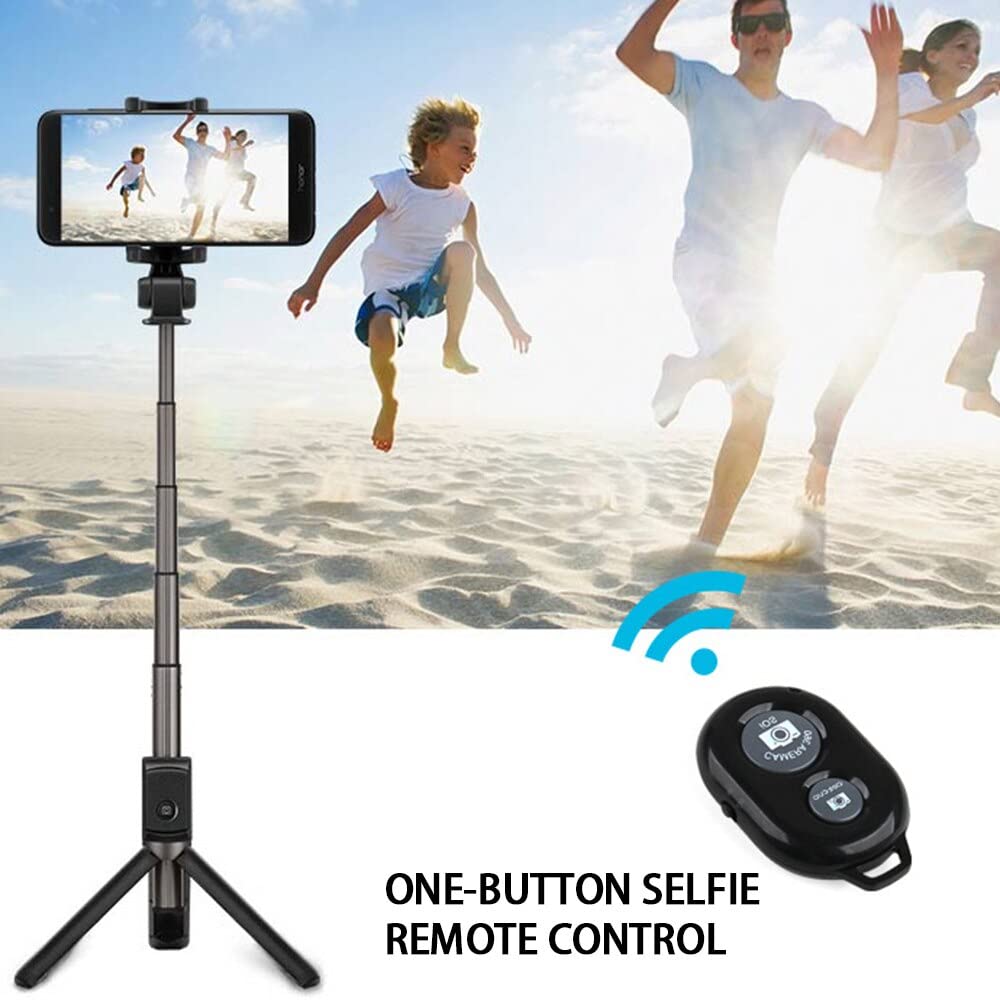 Sounce Shutter Remote Control with Bluetooth Wireless Technology - Create Amazing Photos and Videos Hands-Free - Works with Most Smartphones and Tablets (iOS and Android) (Black)