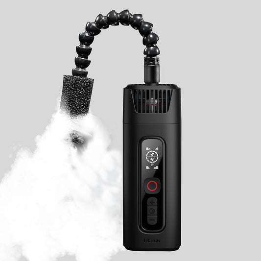 ULANZI FM01 FILMOG Ace Portable Fog Machine Battery Powered, Portable Smoke Machine Handheld Fog Machine w Remote Control Fogger for Photography, Outdoor Events, Parties, Stage Effects, Wedding