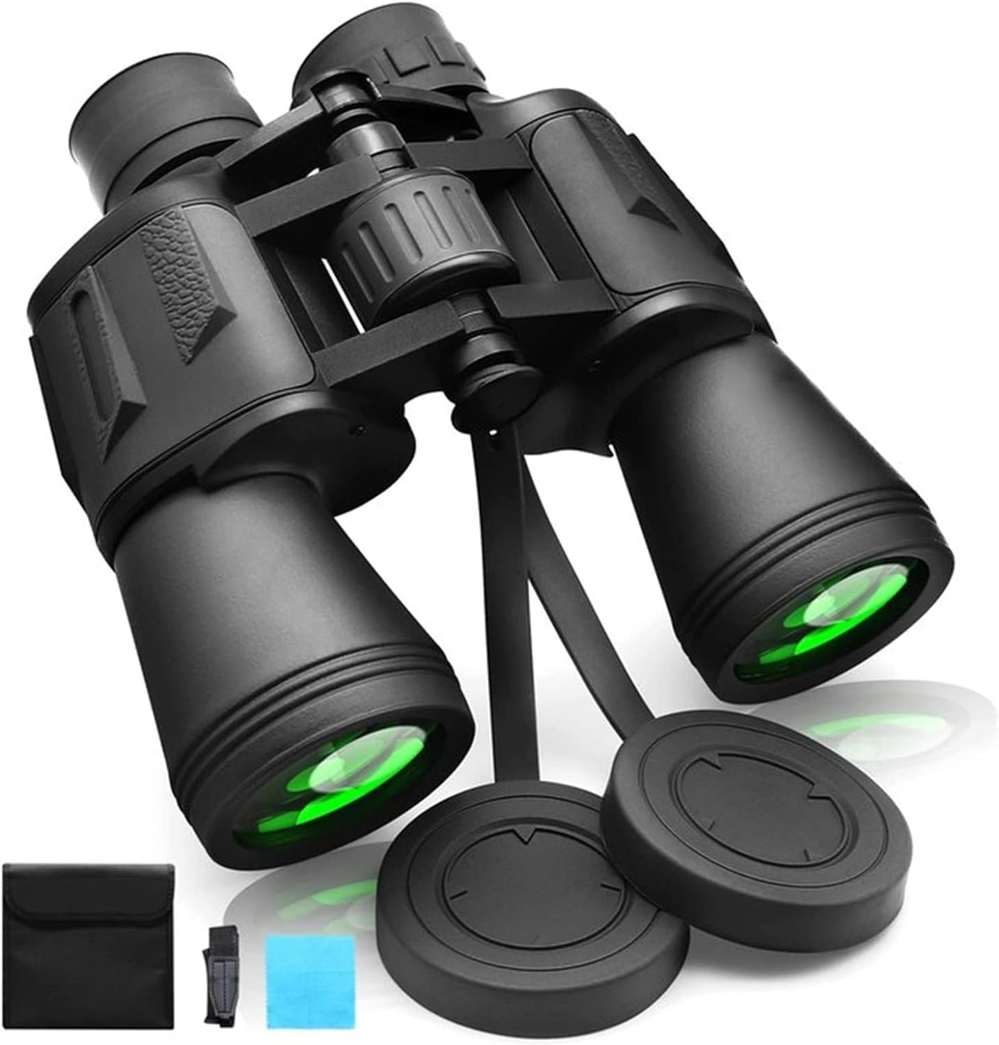 Cason -Binoculars For Long Distance,Ultra HD Binoculars For for Bird Watching,Wildlife,Safari With Phone Adapter & Tripod | Range 2000 Meter, | Zoom 12x42 | Wide Eye peice | Bright BAK 4 Glass (Green)