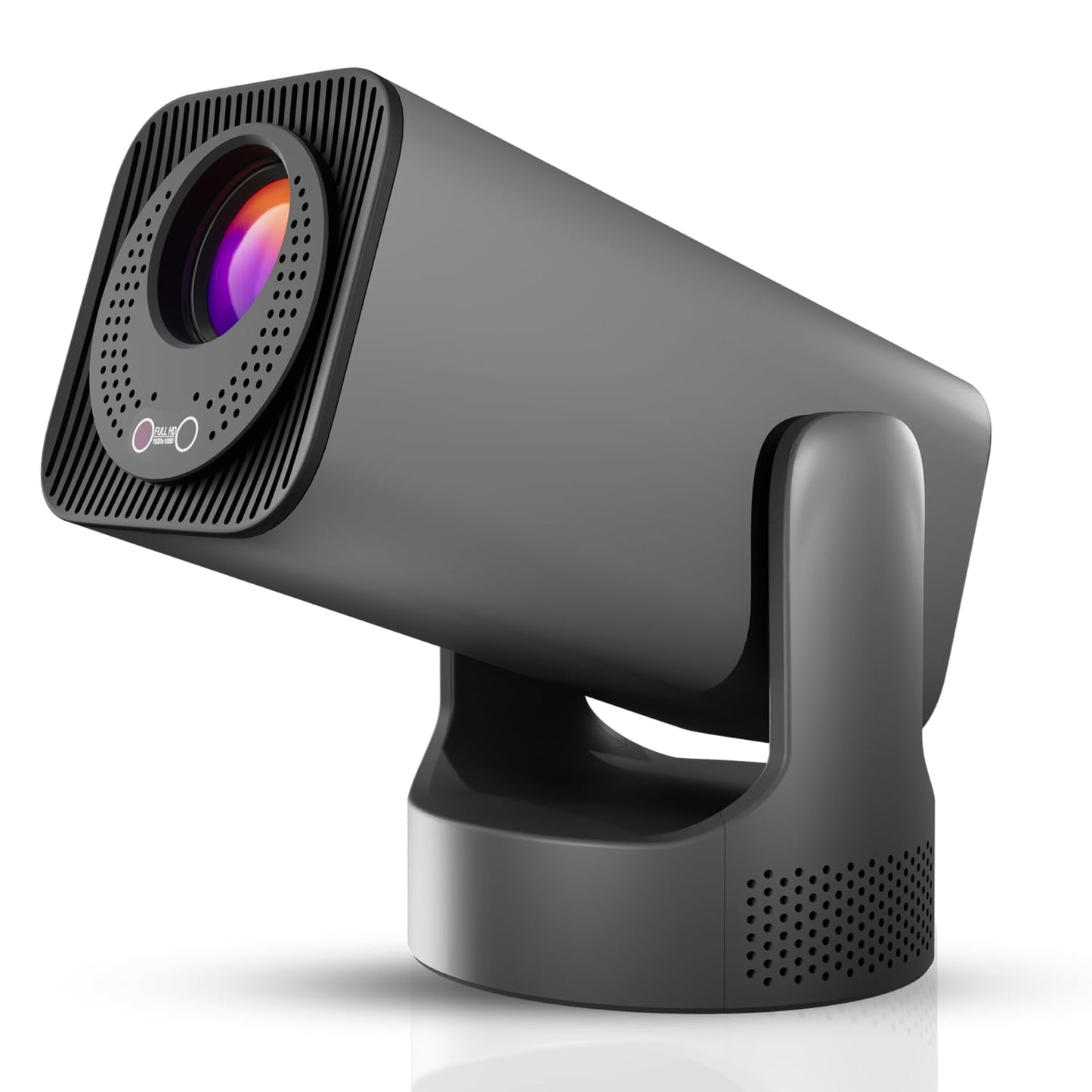 WZATCO Yuva Go Plus, Full HD 1080p Native, Android 13.0 Smart Home Projector 4k Ultra HD, Rotatable Design, Auto & 4D Keystone with Netflix, Prime etc, WiFi 6 & BT, Screen Mirroring, ARC, White