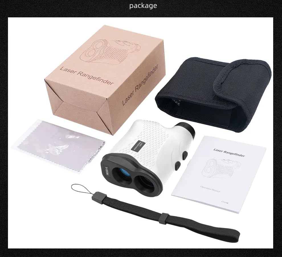 XPR3SS 1000M (1094 Yards) 6X Optical Lens Rangefinder Laser Distance Meter for Golf Slope Hunting Survey Travel Sightseeing Speed Measurement Angle & Height Measurement