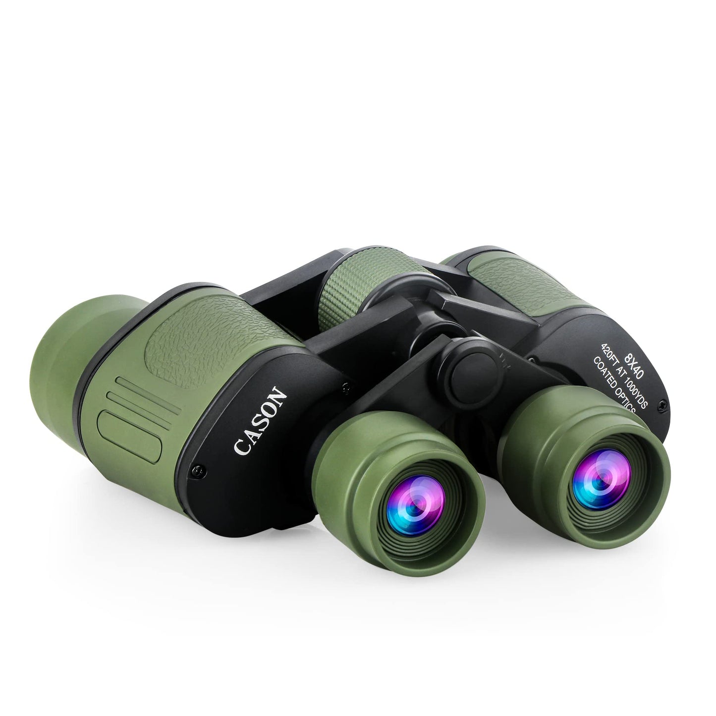 Cason -Binoculars For Long Distance,Ultra HD Binoculars For for Bird Watching,Wildlife,Safari With Phone Adapter & Tripod | Range 2000 Meter, | Zoom 12x42 | Wide Eye peice | Bright BAK 4 Glass (Green)
