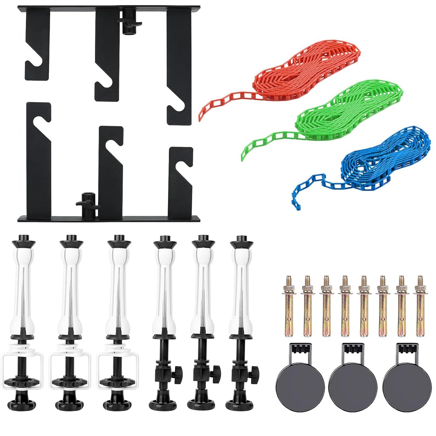 HIFFIN T-Shape 9x6 Ft Backdrop Stand, Adjustable 6ft Wide, 9ft Tall Heavy-Duty Background Support System for Photographic Studios, Parties, Birthdays, and Video Shoots (T-Shape Kit)