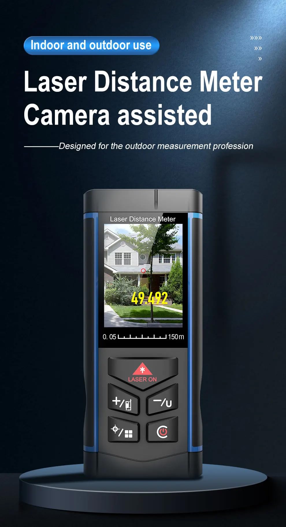 XPR3SS 1000M (1094 Yards) 6X Optical Lens Rangefinder Laser Distance Meter for Golf Slope Hunting Survey Travel Sightseeing Speed Measurement Angle & Height Measurement