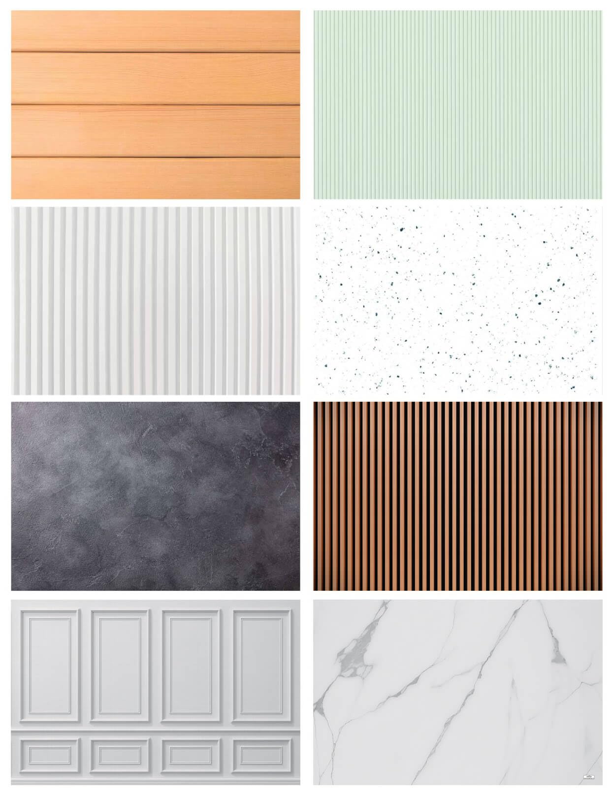 Premium Flatlay Tabletop Photography Backdrop Background, Double Sided Waterproof Paper for Food, Small Product Professional Photo Shoot (56x90cm, Pack of 4) 8 Designs (November)