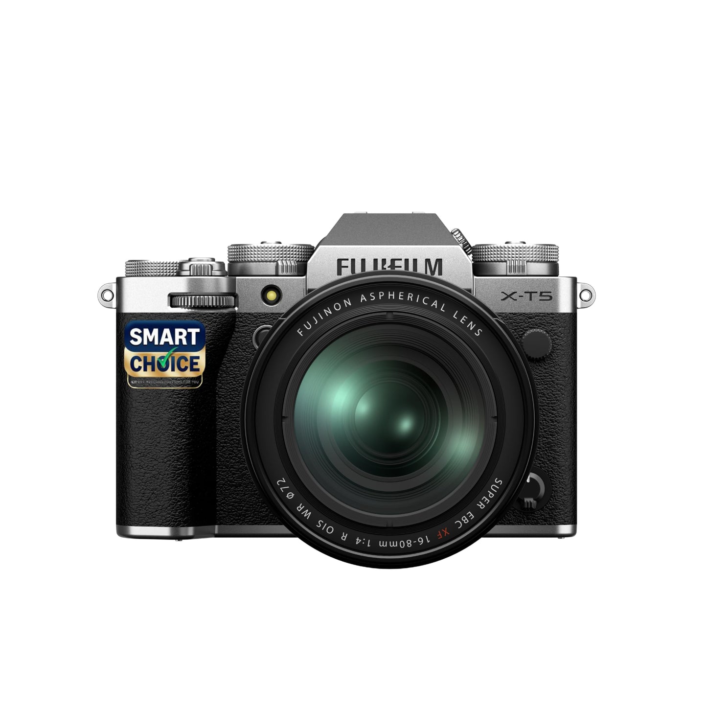 Fujifilm X-T5 40MP APS-C X-Trans Sensor|Smartchoice|Pixel Shift|IBIS System|Ultra high Resolution mirrorless Camera|6k 30p|Quick Lever for Photo/Video with XF 16-50mm f/2.8-4.8 Lens -Silver