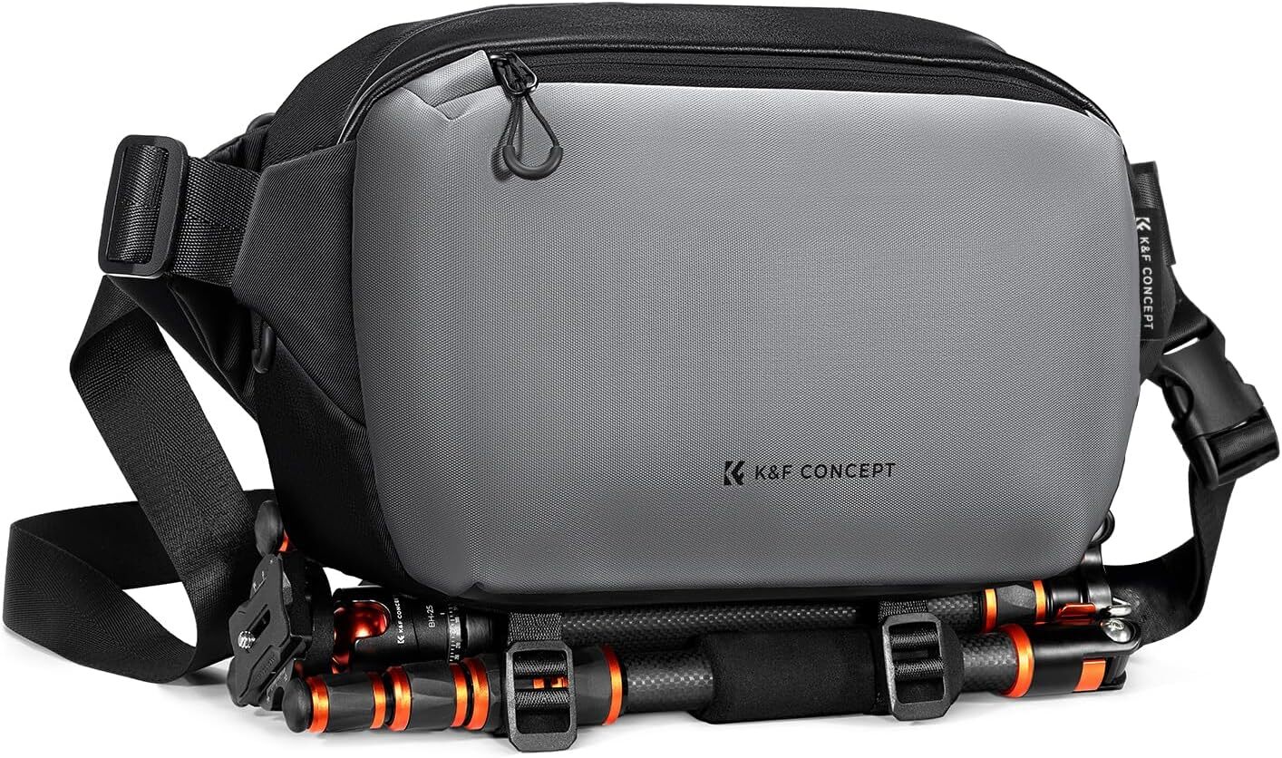 K&F Concept Sling Bag Alpha Camera Photography Shoulder Bag DSLR for Men Women