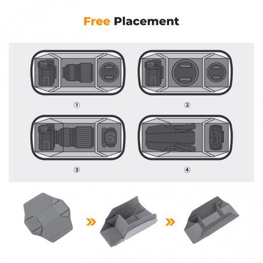 K&F Concept Sling Bag Alpha Camera Photography Shoulder Bag DSLR for Men Women