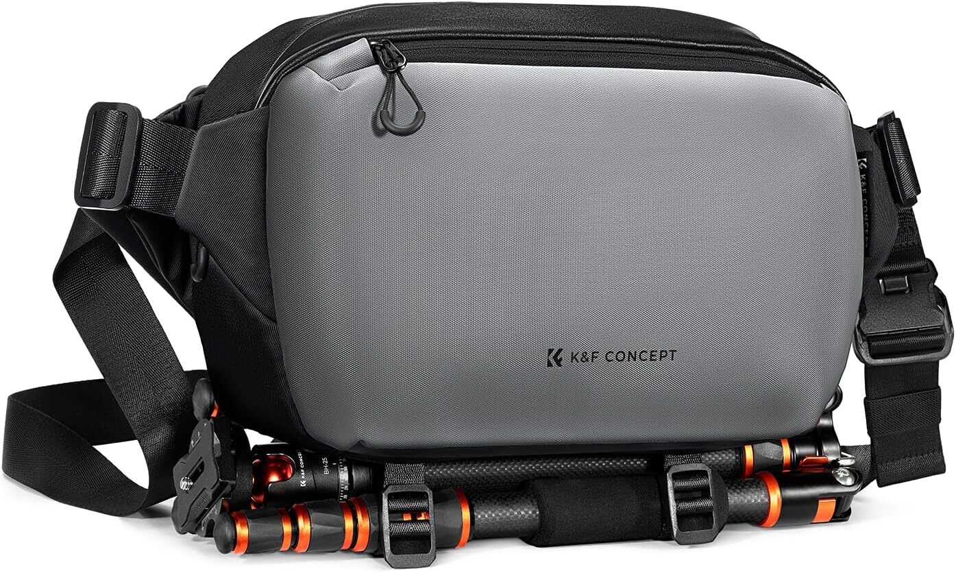 K&F Concept Sling Bag Alpha Camera Photography Shoulder Bag DSLR for Men Women