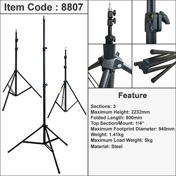 Studio lighting Photo Equipment Video Light Stand Kit