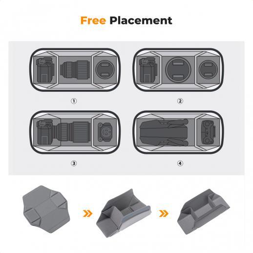 K&F Concept Sling Bag Alpha Camera Photography Shoulder Bag DSLR for Men Women