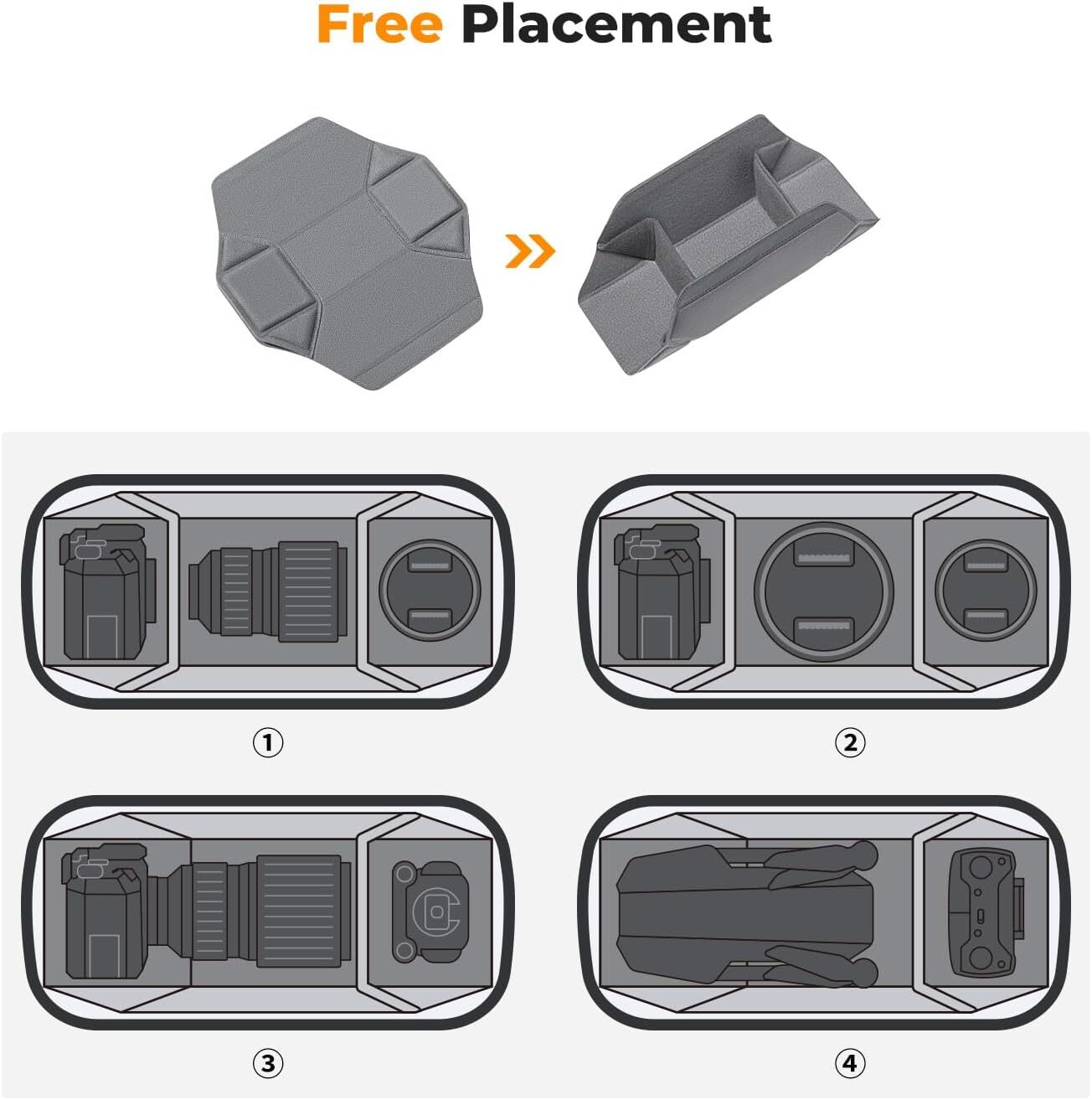 K&F Concept Sling Bag Alpha Camera Photography Shoulder Bag DSLR for Men Women